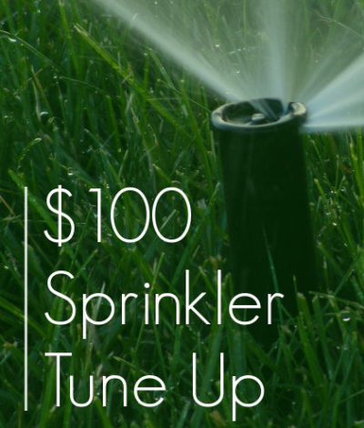 Sprinkler system tune up in houston